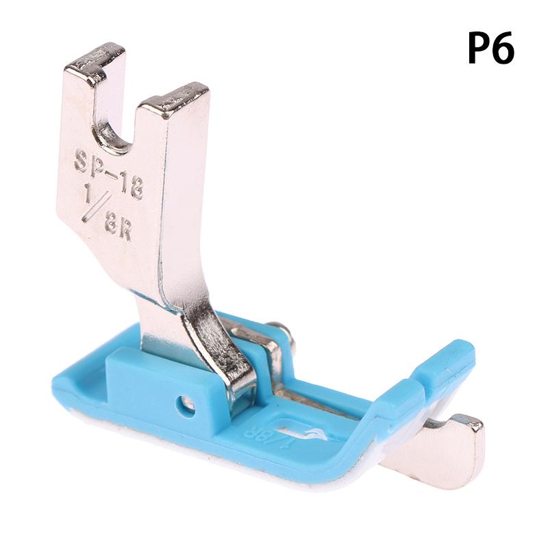 1 шт. Пластиковая лапка для пришивания края SP-18, лапка для пришивания встроенной линии, пластиковая лапка из воловьей жилы для плоской машины, швейные аксессуары