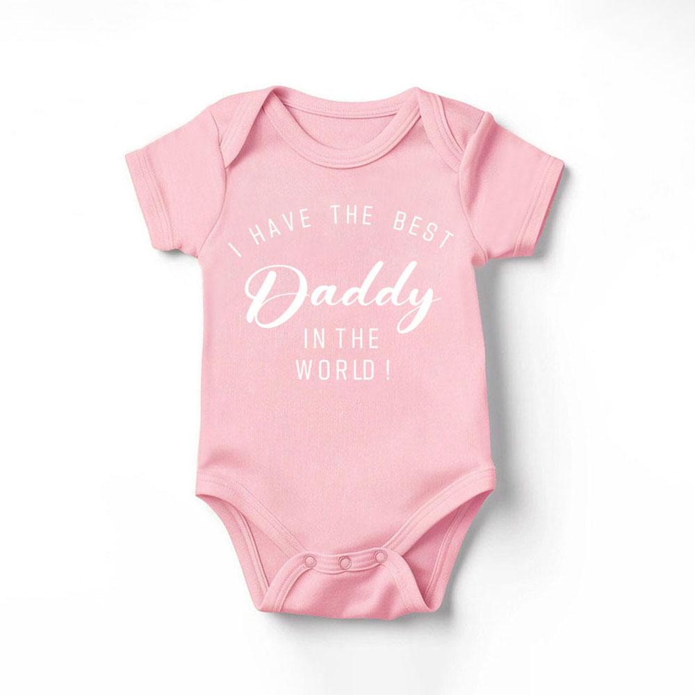 Индивидуальные боди на 1-й день рождения для малыша 100% хлопок, комбинезон для новорожденного, детская одежда