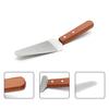 Wooden Handle Stainless Steel Cake Pizza Cheese Shovel Scoop Kitchen Baking