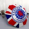Rangers Football Club, Lion Crest Automatic Opening and Closing, 8 rib Structure Portable Umbrella, Suitable for Men and Women in All Season