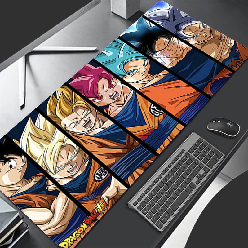 xcm Big Rubber Large PC Mousepad Gamer Gaming Mouse Pads Rug Desk Keyboard Mat Computer Dragon Ball Z DBZ Laptop Mat