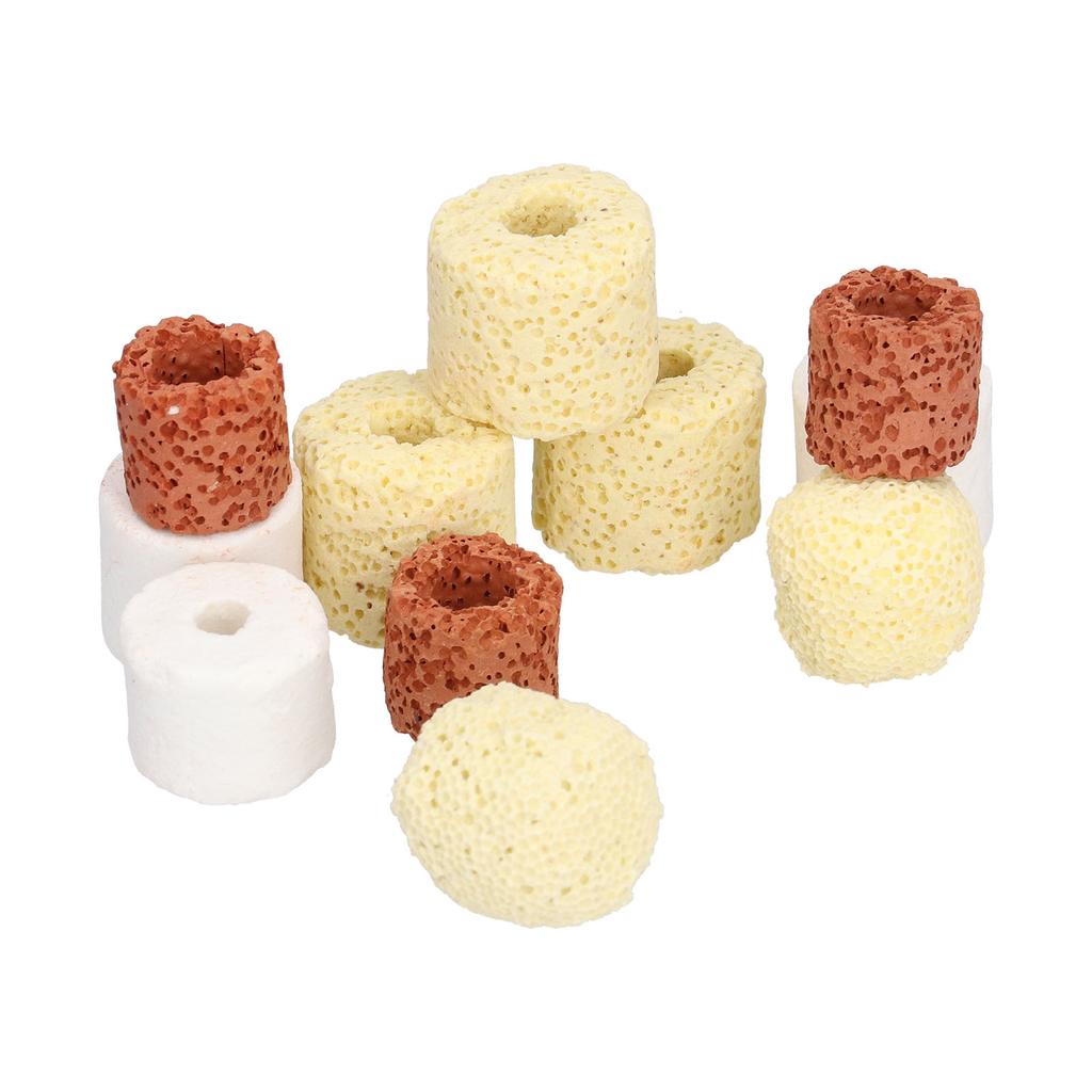 Bio Balls Ceramic Rings Set Nature Stable Aquarium Biological Filter Media for Fish Tank Aquarium