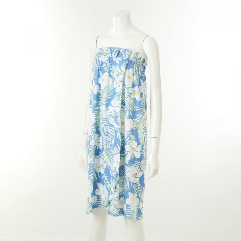 VenuS Women S Golf Gown Hawaiian Print polySpan [vgnS104l]