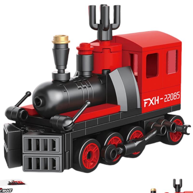 DIY гоночный автомобиль автобус инженерная машина скорая помощь отступить модель строительные блоки кирпичные игрушки для детей мальчики совместимы с