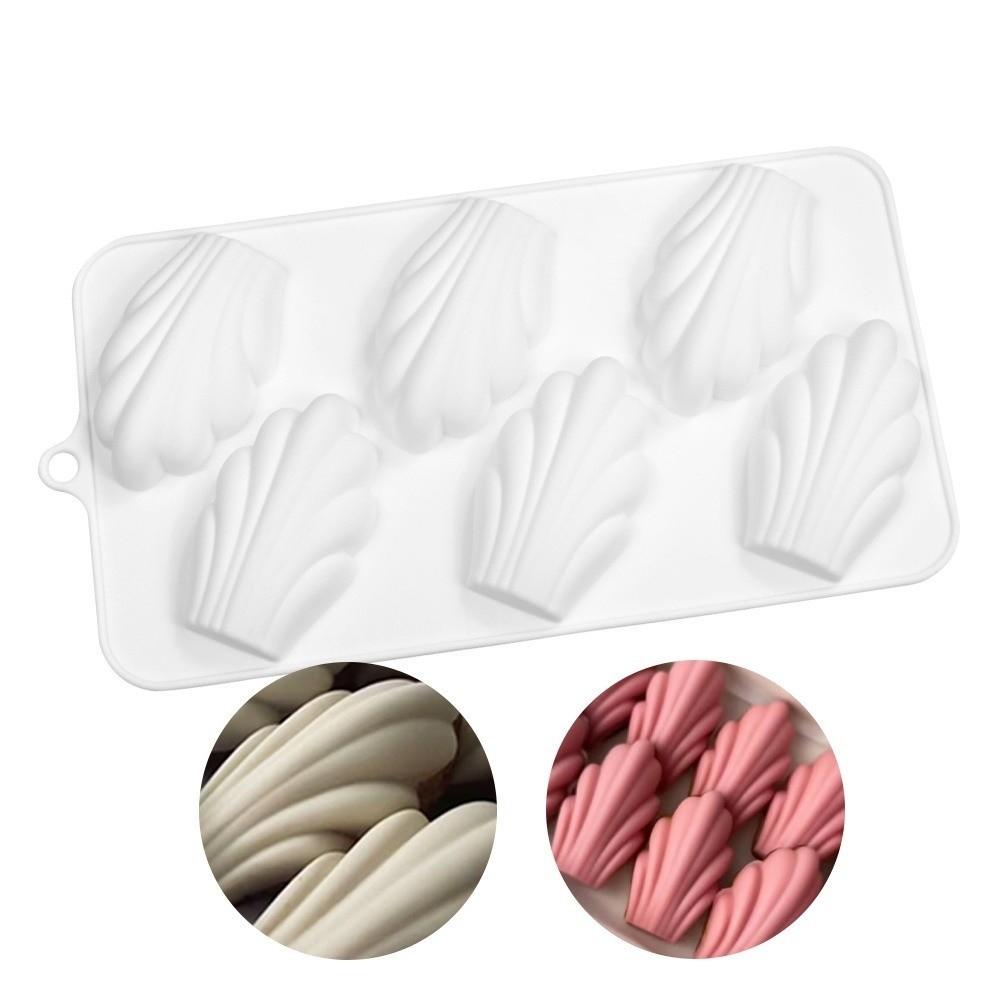 Silicone Material Baking Mold 6-Cavity Dessert Mold Easy Release Pudding Mold Bread Making