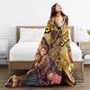 Warm Blanket Travel The Goonies Never Say Die  Throw Blanket  Flannel Bedspread For Couch Bed Print Sofa Bed Cover