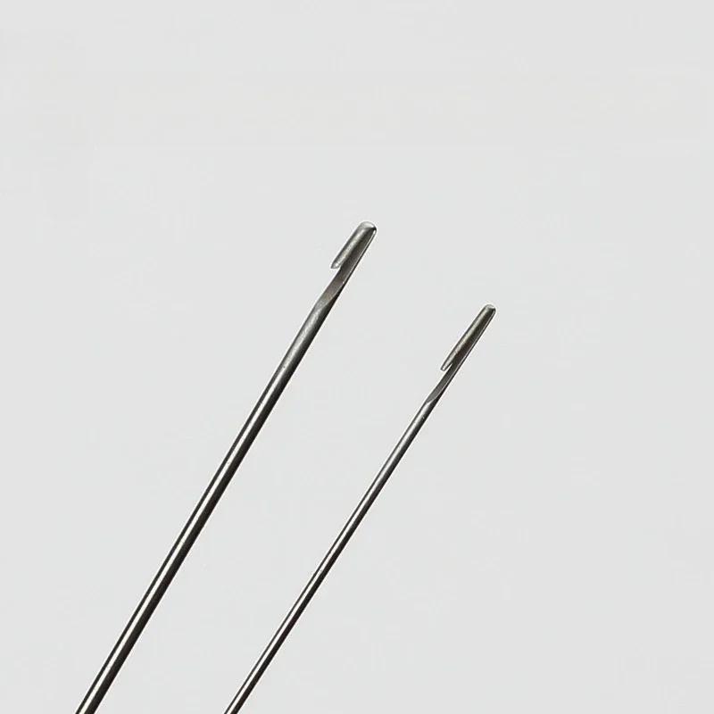 Ювелирный браслет Инструменты для нанизывания бусин Игла для бисероплетения Игла с открытым ушком Крючок для вязания экстратонкий ручной работы DIY