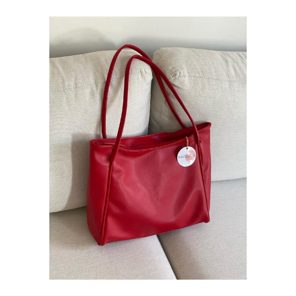Large Size Soft Leather Women's Bag