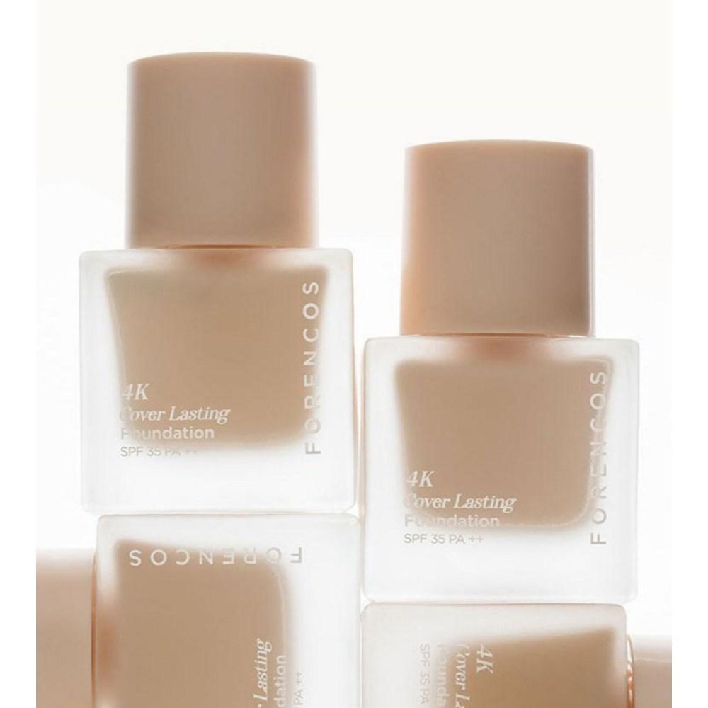 Forencoz 4K Cover Lasting Foundation 30ml, 01 Porcelain, 1 Pc.