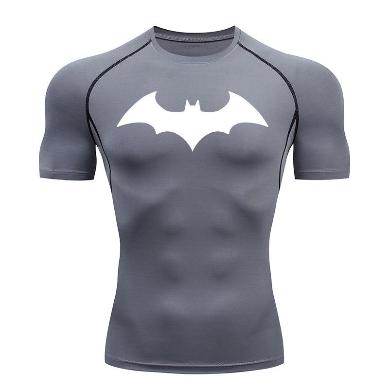 Мужская спортивная футболка с быстрым высыханием 2023: Дышащий, Влагоотводящий, Эластичный, Плотная посадка для бега и спортзала