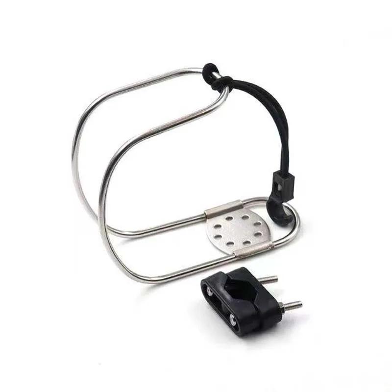 Кронштейн спасательного круга из морской стали в форме подковы, держатель спасательного круга, держатель круга для плавания, регулируемый поручень, аксессуары для лодок