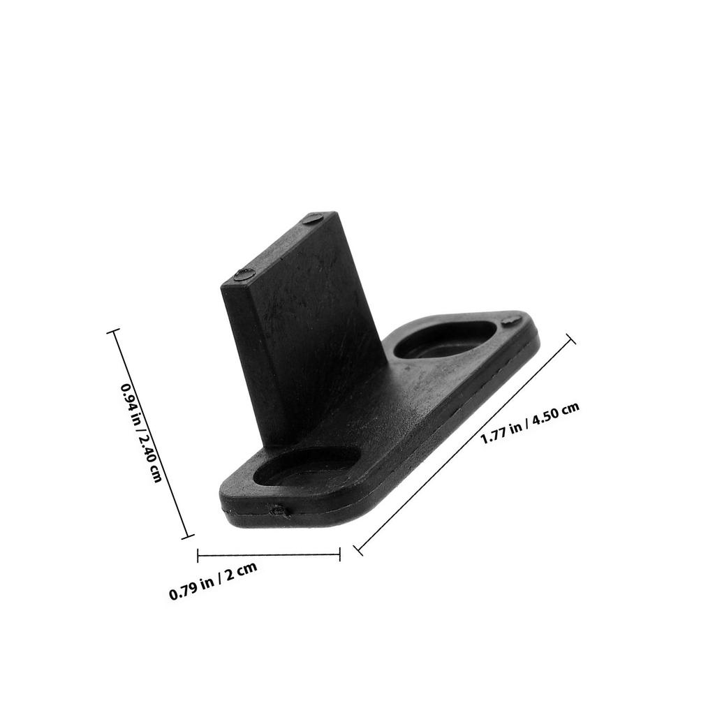 4Pcs Sliding Door Floor Guides Heavy Duty Barn Closet Door Track Hardware Smooth Bottom Guide System Floor Guide
