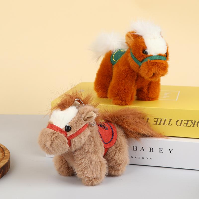 2026 год Подвеска-брелок Лошадь Сувениры для вечеринок Мультяшная лошадь Украшение Лошадь Украшение Год Лошади Брелки для сумок