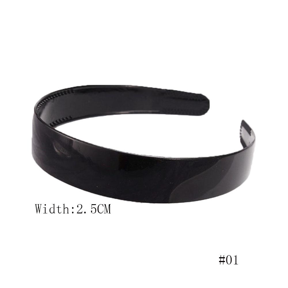 Fashion Plastic Mens Unisex Women Black Wavy Hair Hoop Head Hoop Hair accessories Headband
