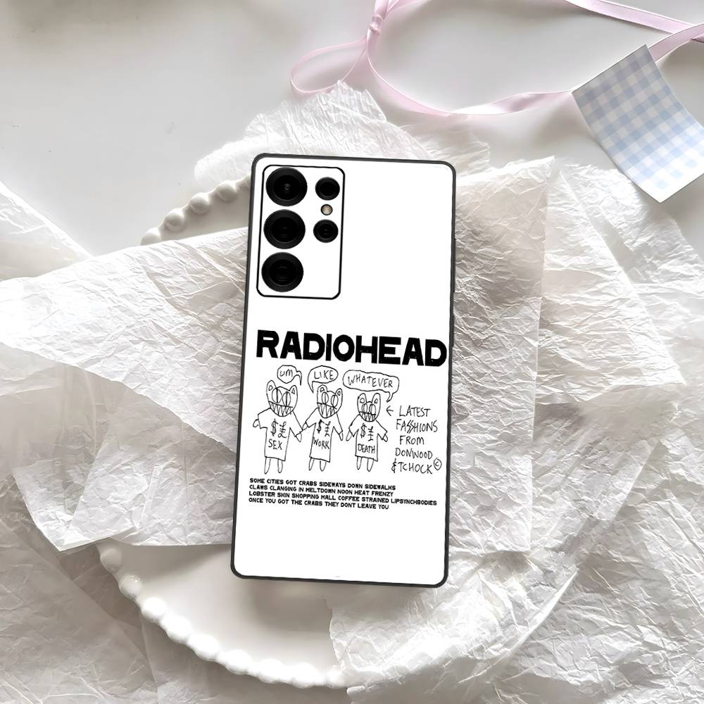 Чехол для телефона Rock-группы Radiohead для Samsung S 24 Fe 25 Ultra Plus 20 Lite 21 30 22 23 24 22 Ultra 5G Fundas