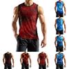 Мужская мода принтованный спортивный повседневный жилет без рукавов