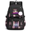 Cartoon Anime K-Pop Demon Hunters Printed Large Capacity Backpack for Teenger Student Bookbag Girl Boy Schoolbag Bookbag Women Waterproof Travel Bag