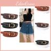 Vintage Belt Leather Women Versatile Decorative Waistband Casual Jeans Strap