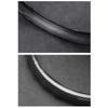 Suitable for Mitsubishi Carbon Fiber Texture Steering Wheel Cover Snap-On Wave-Shaped Sports Design Protective Case Outlander Phev Sport Eclipse Cross