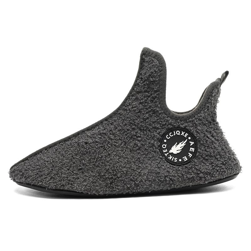 Новые зимние хлопковые туфли мужские высокие теплые легкие тапочки женские плюшевые домашние хлопковые мокасины унисекс теплая обувь