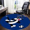 1pc Looney Tunes Sylvester Cat Office Round Area Rug, Under Office Chairs Bedroom Living Room Home Decor a1022330