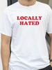 locally hated Printed Graphic T-shirts summer Men Women Short Sleeved T-shirts casual Sportswea