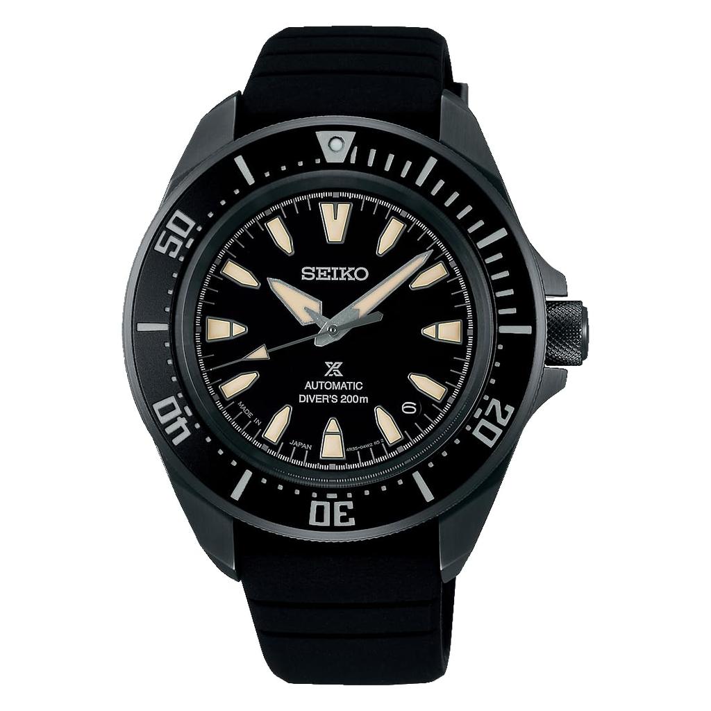 [Seiko Watch] Men's Prospex Diver Scuba Mechanical "Samurai" Black Wristwatch SBDY133