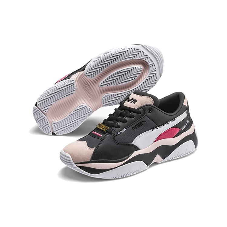(WMNS) PUMA Storm Кроссовки для бега низкие Анти-Валентин Черный/Белый Женские 372118-01