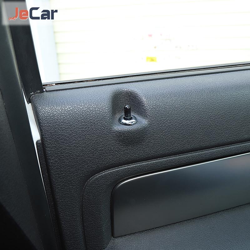 Car Door Lock Bolt Pin Lift Protect Decoration Cover Sticker For Ford F150 Raptor 2009-2014 F150 Up Interior