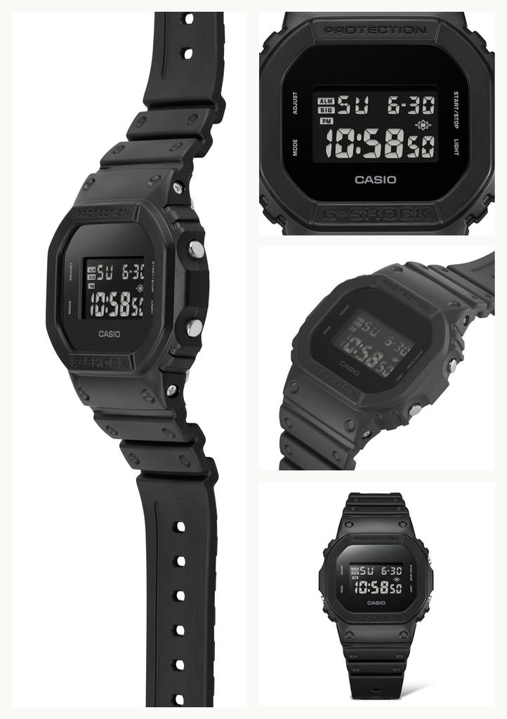 Casio Черные Часы G-Shock DW-5600UBB-1JF Мужские