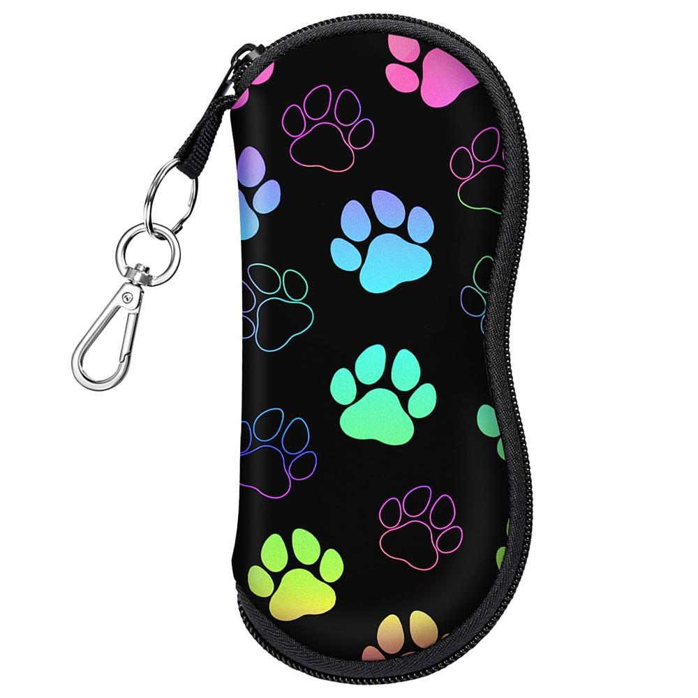 Soft Sunglasses Case Durable Reading Glasses Case Fashion Zipper Glasses Pouch  for Men and Women