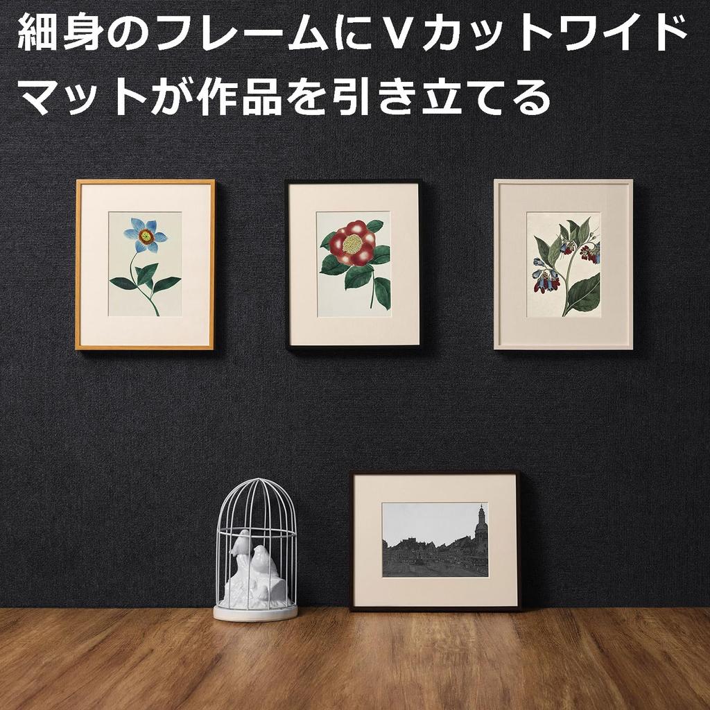 Фоторамка HAKUBA ZERO Frame размера 2L черного цвета с акриловой панелью спереди Легкая смоляная рамка, не создающая нагрузки на стену Тонкая рамка и широкая