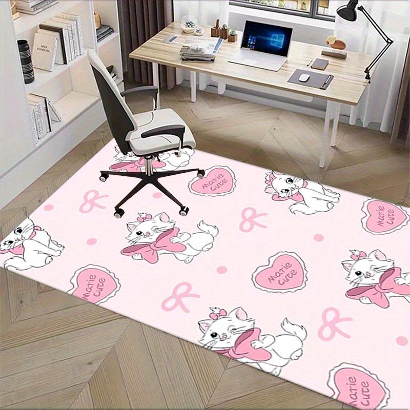 Office Rug Marie, Cute theme 3D Printed Anti-Slip Rug-Machine Washable for Living Room