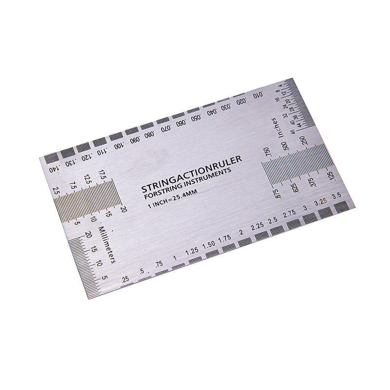 Steel String Action Gauge Ruler Guide Setup Measuring Luthier For Guitar Bass