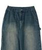 URBANAGE Carpenter Wash Wide Denim Pants_Medium Blue