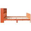 Solid Wood Bed without Mattress Wax Brown 180x200 cm Pine Wood