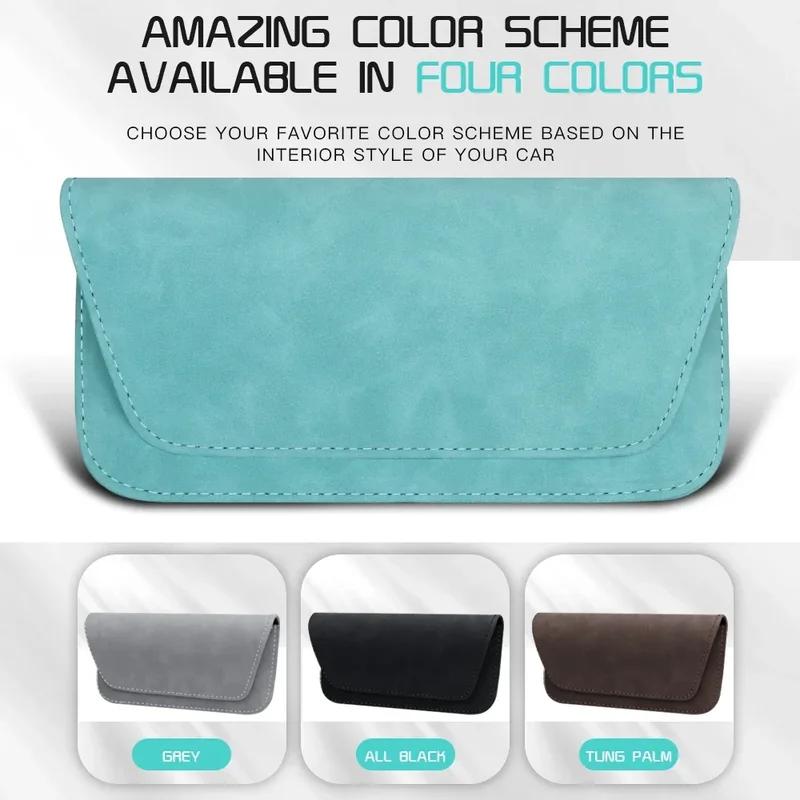 Car Universal Eyeglasses Case Sun Visor Eyeglasses Case For glasses Small Cards And Other Items  accessories