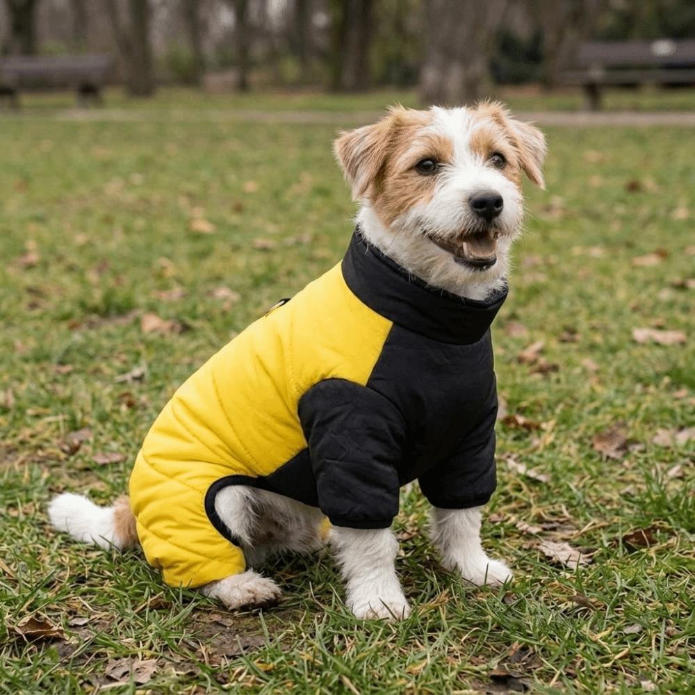 Windproof Dog Jumpsuit Coat Thicken Dog Four Legged Clothing Dog Down Jacket Autumn Winter