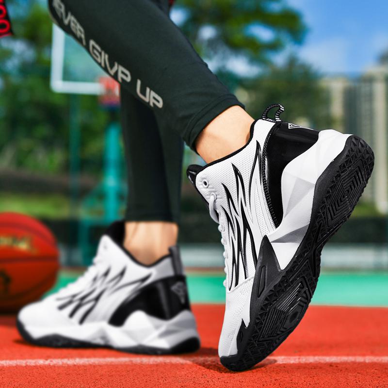 Новые баскетбольные кроссовки для мужчин, дышащие, амортизирующие, нескользящие, уличная спортивная обувь, спортивные баскетбольные кроссовки для тренировок в тренажерном зале, женские