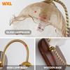 Nordic Minimalist Bedroom Bedside Lamp American Retro Living Room Wall Corridor Corridor Lamp Japanese Solid Wood Glass Wall Lam