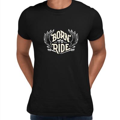 Футболка для велосипедистов 'Born To Ride' для бородатых умов