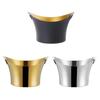 Banquets Ice Pail Stainless Steel Beverage Coolers Large Capacity Ice Bucket with Handle for Parties and Gatherings