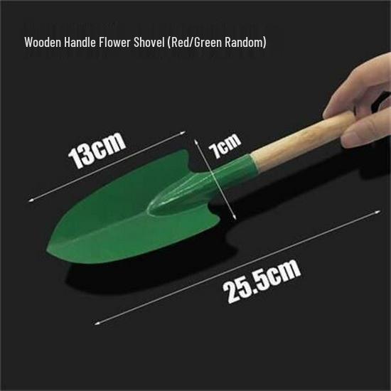 Компактная железная лопата с длинной ручкой для домашних животных, огня и бытового использования