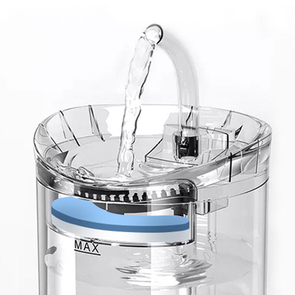 Умный фонтанчик для кошек Низкий уровень шума Электрическая поилка для кошек Угол наклона Электрический дозатор воды Инфракрасный датчик Товары для домашних животных