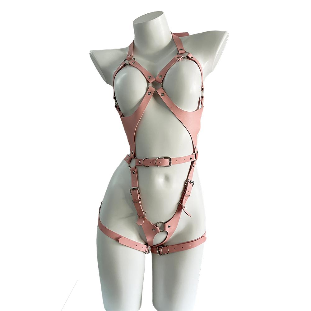 Sexy Body Harness Belt Set Tights Women Bdsm Leather Lingerie Fetish Clothing Underwear Harness Bondage Goth AccessoriesGood product