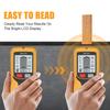 6 In 1 Wall Scanner Metal Detector Find Metal Wood Studs AC Voltage Live Wire Depth Detect Electric Stud Finder Wall Detector