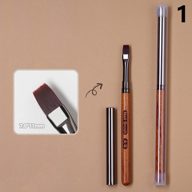 Sandalwood Nail Design Large Art Line Pen Nail Construction Painting Brush Extension Drawing Carving Pen Diy Manicure Tool