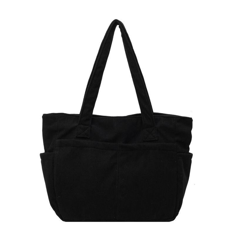 Холщовая сумка кроссбоди большой вместимости в японском стиле - Повседневная сумка-тоут и наплечная сумка для поездок на работу