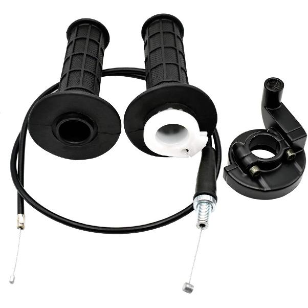 Twist Throttle Assembly And 36" Throttle Cable For Yamaha SSR Coolster Roketa SDG NST X-Treme 50Cc 70Cc 110Cc 125Cc Engine Dirt Bikes Pit Bike