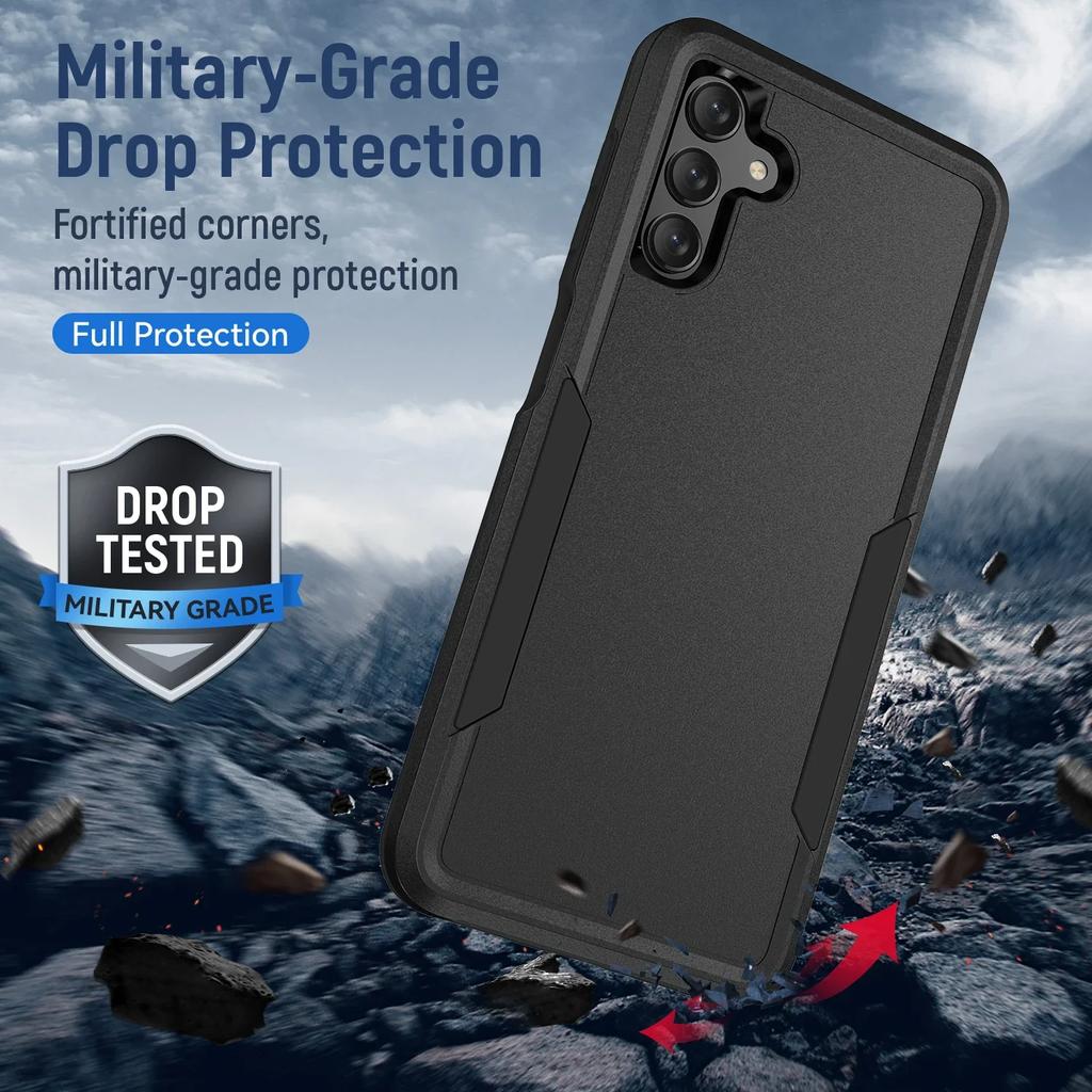 Жесткий прочный модный защитный чехол для Samsung Galaxy A13 5G A54 A14 A55 A35 A53 A52 A73 A33 A15 S24 S23 Ultra S22 Plus S20 S21 FE